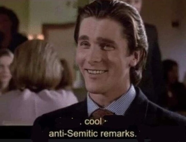 cool antisemetic remarks